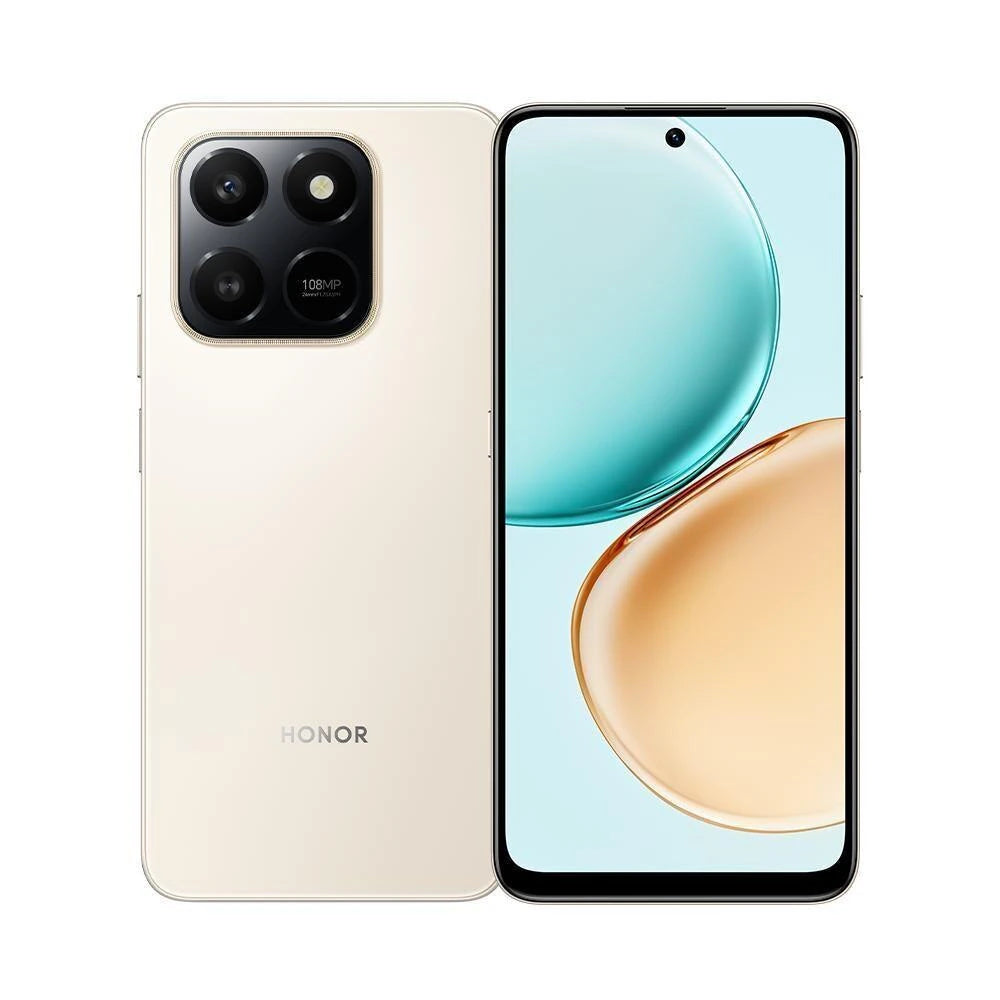 Smartphone Honor X7D 4G BR 6,77 Pol. 120Hz 16GB (8+8GB) + 256GB Dourado