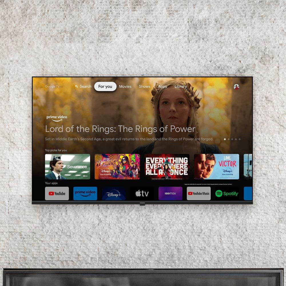 Smart TV Philips 86" Google TV 4K 86PUG7019/78 Bivolt