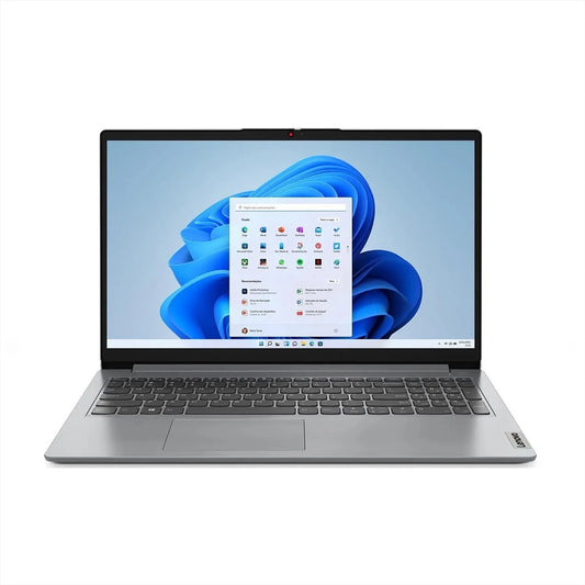 Notebook Lenovo 4 GB RAM + 128GB SSD Windows 11 Celeron 82QH007BR - Cinza