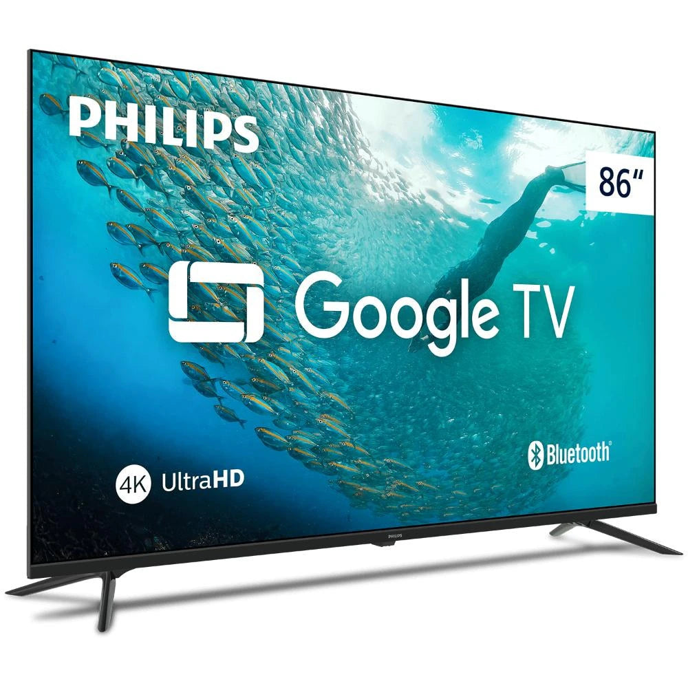 Smart TV Philips 86" Google TV 4K 86PUG7019/78 Bivolt