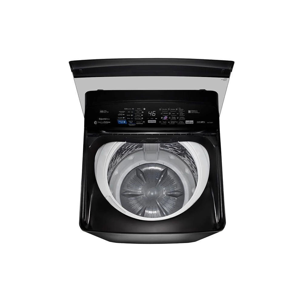Máquina de Lavar Panasonic Antibacteria Ag 18kg Titânio - NA-F180P7T 220V