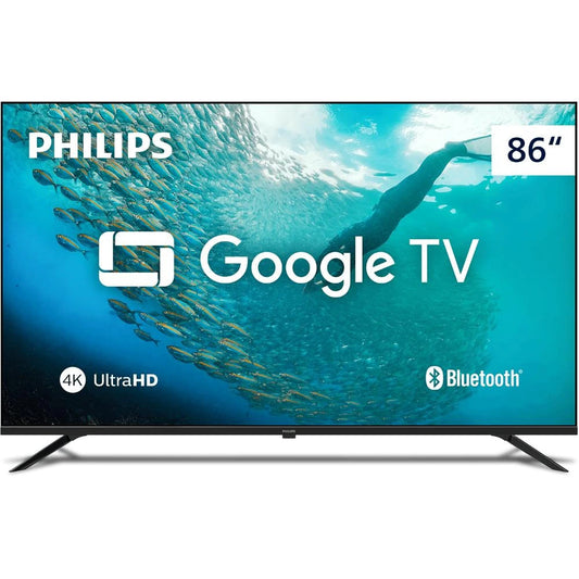 Smart TV Philips 86" Google TV 4K 86PUG7019/78 Bivolt